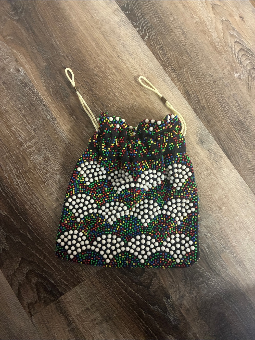 Vintage candy dot purse